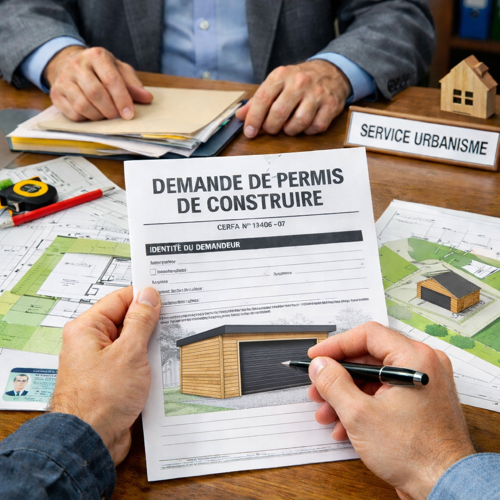 Demande de permis de construire garage en kit ou déclaration préalable: on vous aide dans les démarches administratives